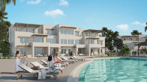 Duplex for sale in Hacienda West in Ras El Hekma of 95 m² with 2 bedrooms
