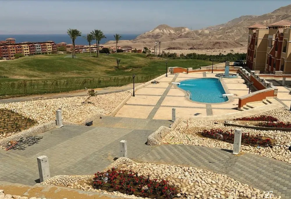 Chalet for sale in Heaven Hills Porto El Sokhna in Ain Sokhna of 55 m² with 1 bedrooms