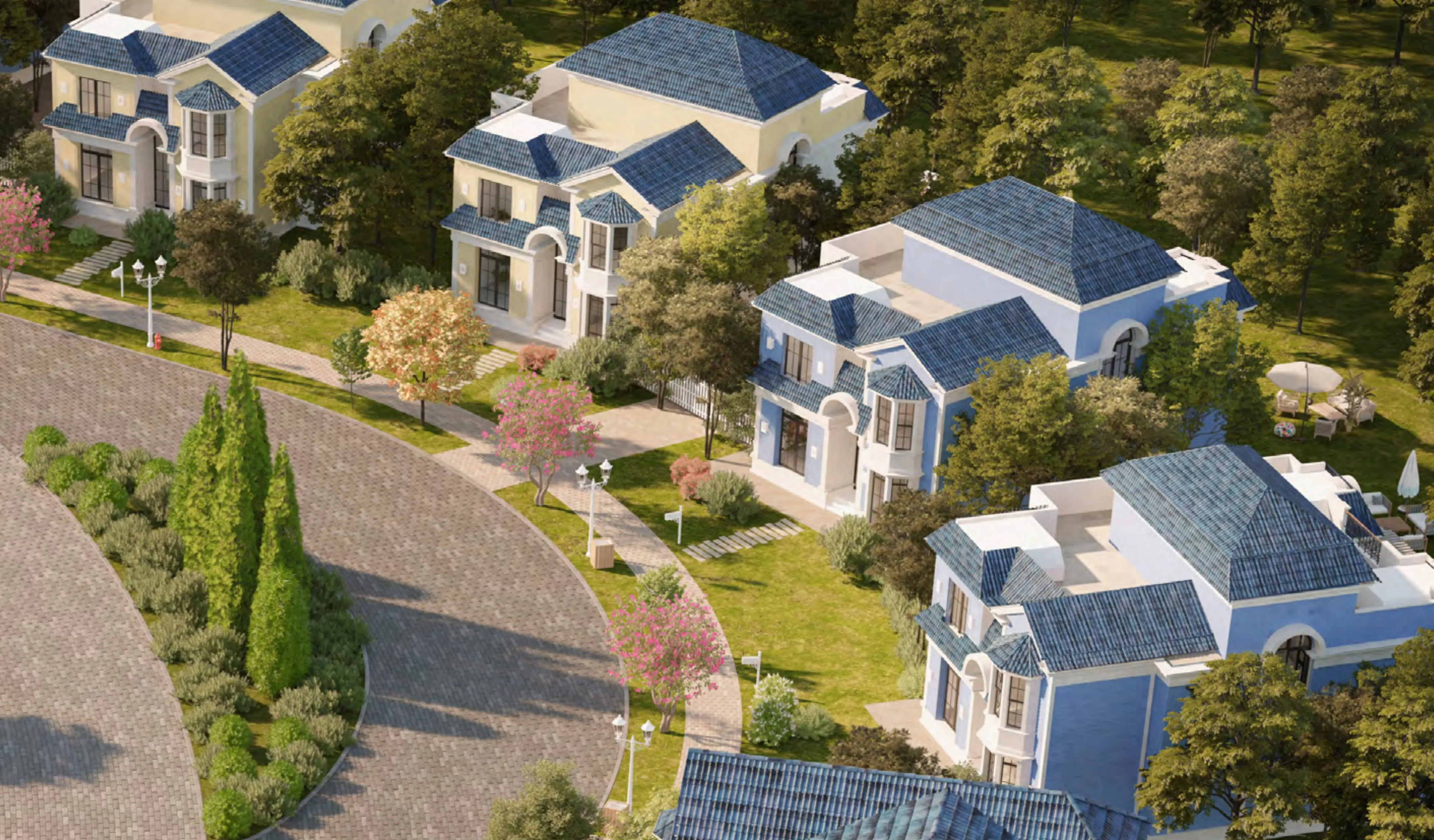 Villa for sale in Lagoon Beach Park Mountain View I City New Cairo in New Cairo of 280 m² with 3 bedrooms