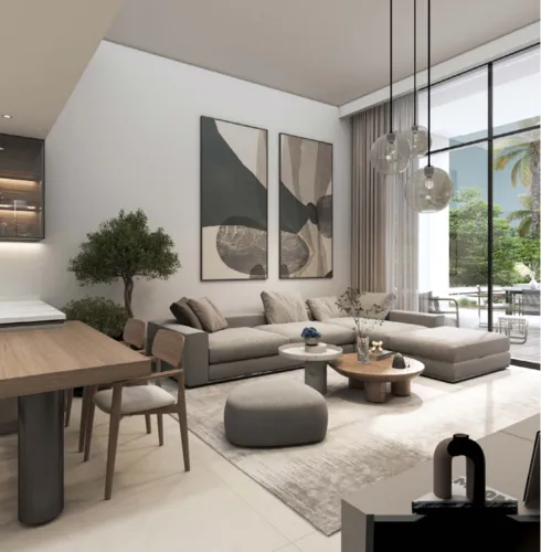 Serviced chalet for sale in Geo The Med in Ras El Hekma of 147 m² with 2 bedrooms