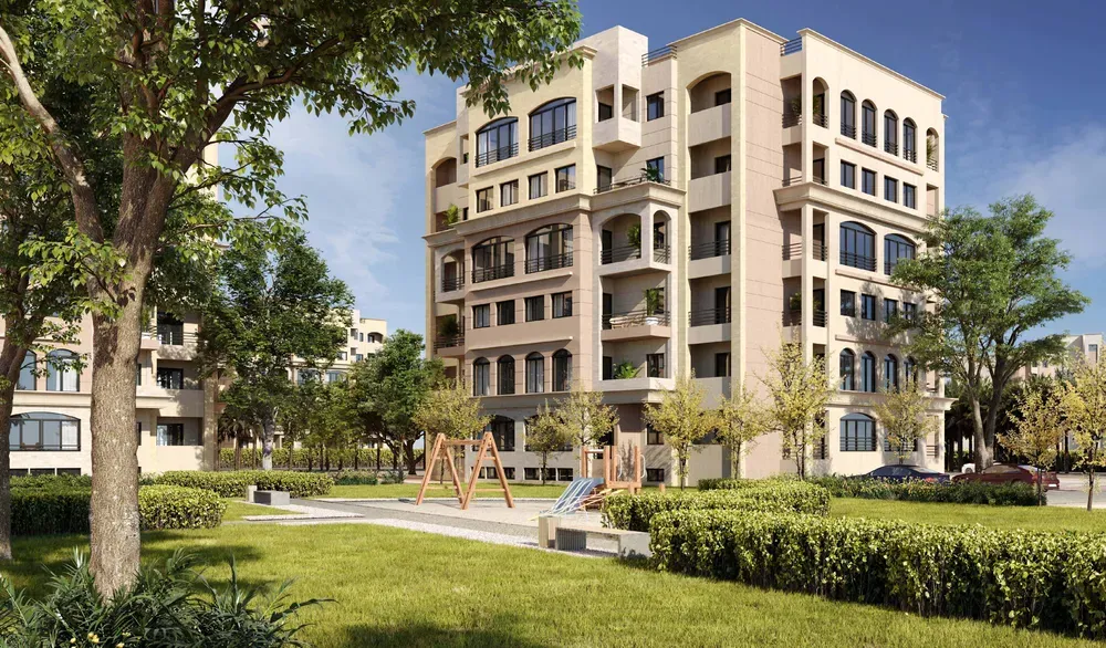 Apartment for sale in Al Maqsad Residences in New Capital City of 111 m² with 2 bedrooms