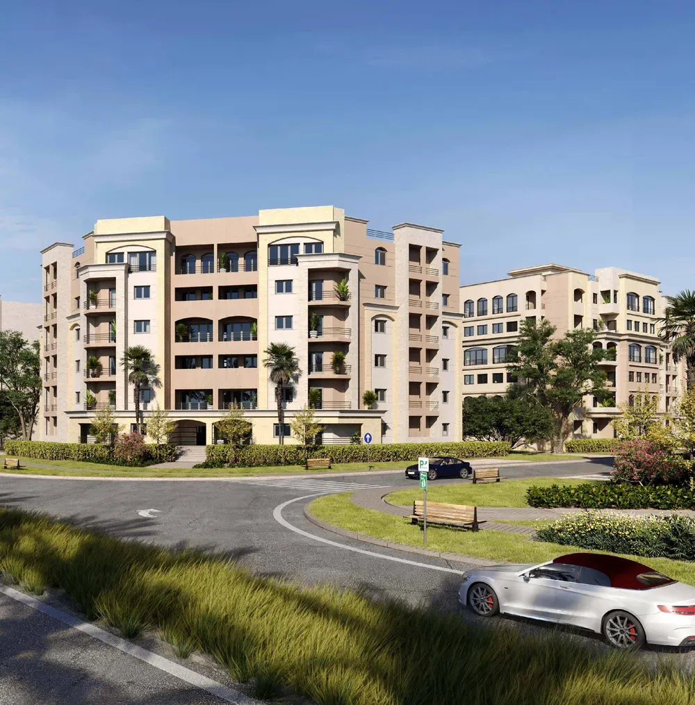 Apartment for sale in Al Maqsad Residences in New Capital City of 111 m² with 2 bedrooms