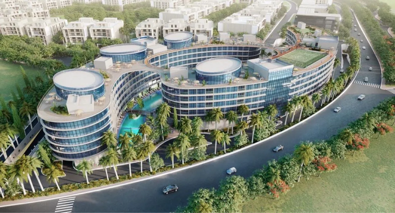 Serviced Apartment for sale in Lake Residence  Fifth Square in New Cairo of 53 m² with 1 bedrooms