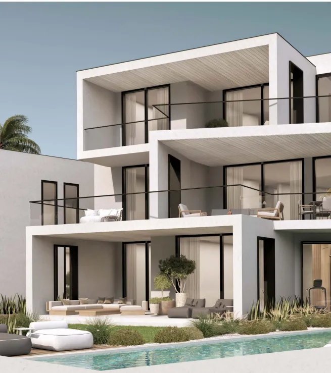 Serviced chalet for sale in Geo The Med in Ras El Hekma of 176 m² with 3 bedrooms