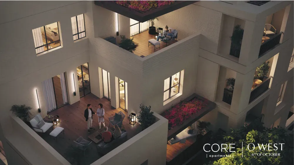 Apartment for sale in O West Orascom in October Gardens of 116 m² with 2 bedrooms