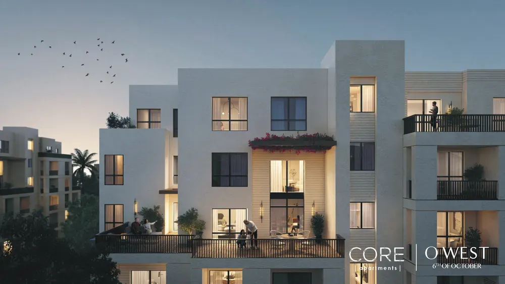 Apartment for sale in O West Orascom in October Gardens of 116 m² with 2 bedrooms