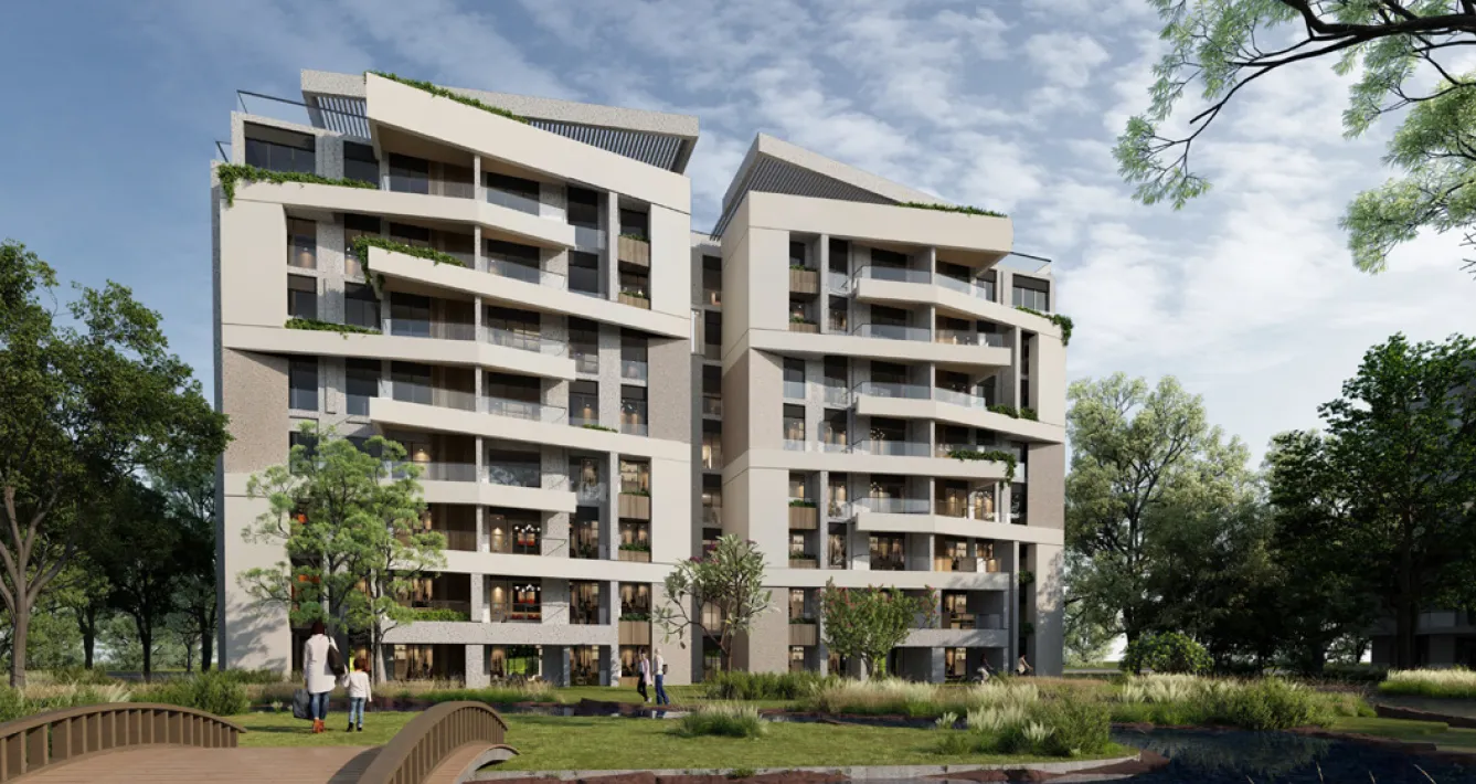 Apartment for sale in The Brooks in New Cairo of 159 m² with 3 bedrooms