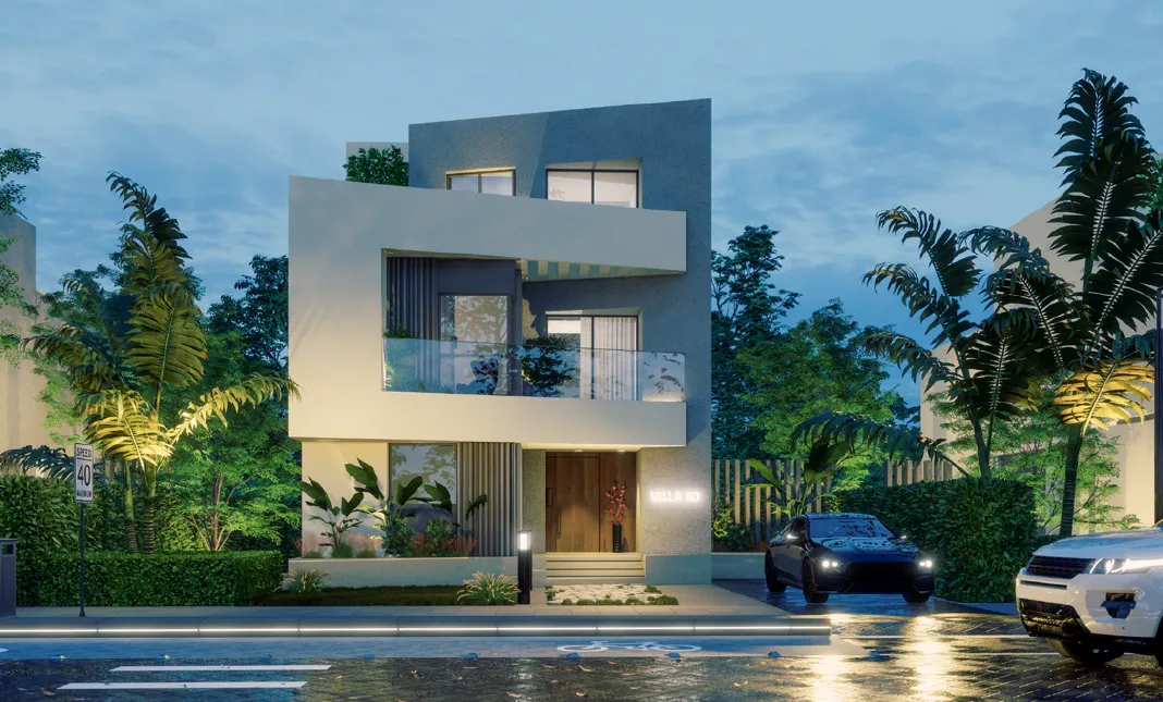 Villa for sale in The Brooks in New Cairo of 374 m² with 5 bedrooms