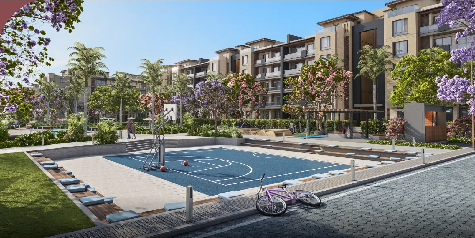 Apartment for sale in AZAD in New Cairo of 183 m² with 2 bedrooms