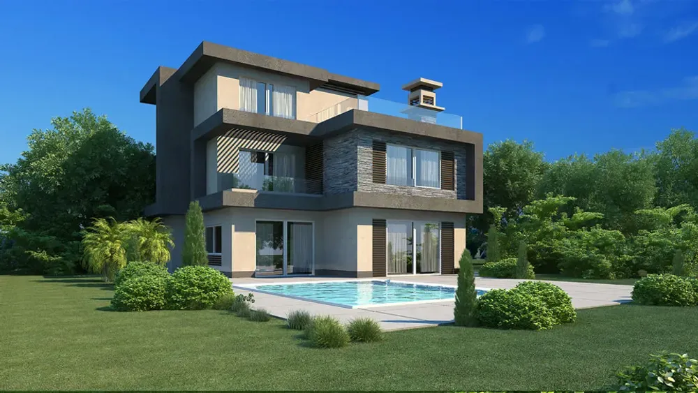 Villa for sale in New Giza in 6th of October City of 593 m² with 5 bedrooms