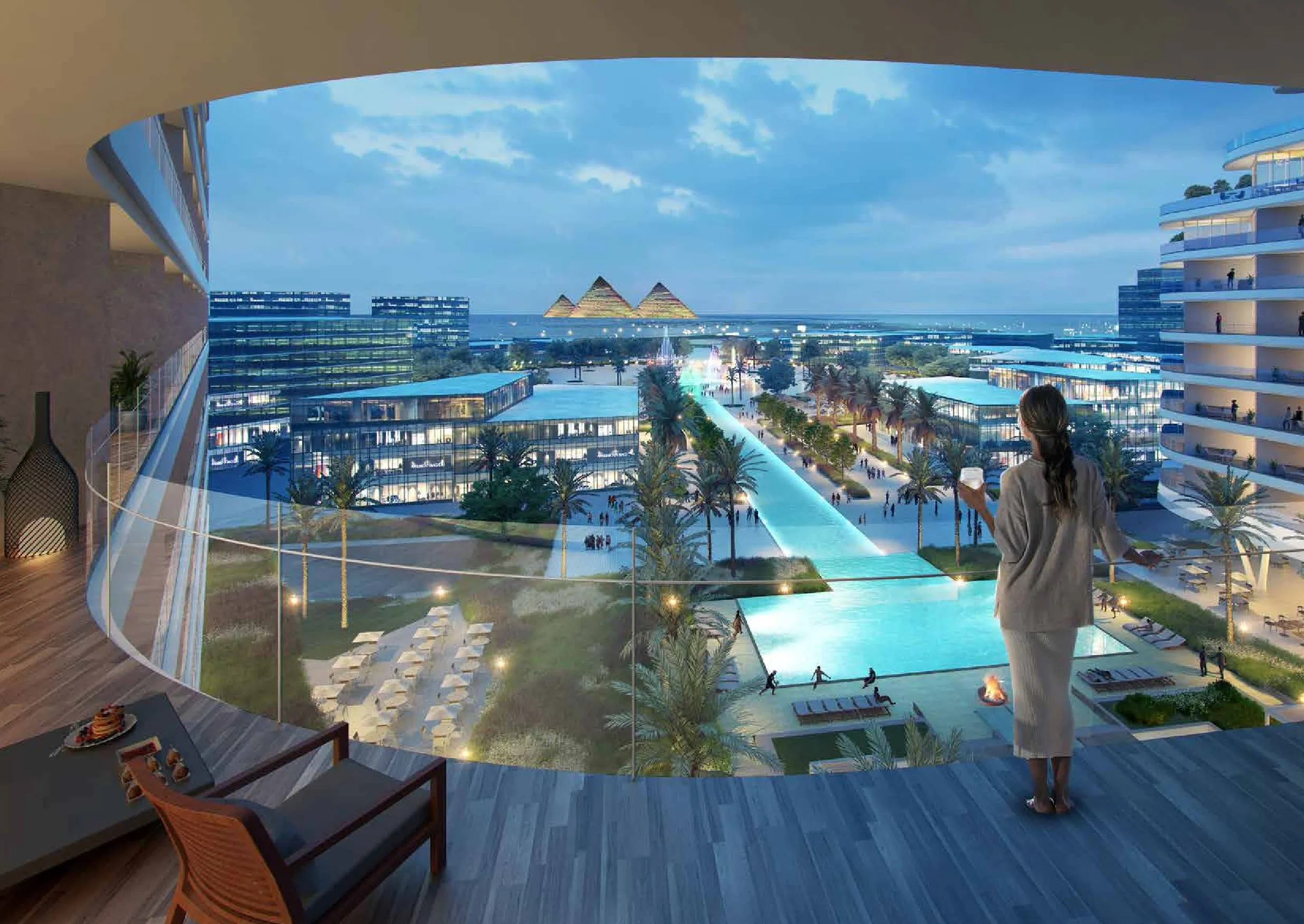 Penthouse for sale in Sun Capital in October Gardens of 80 m² with 1 bedrooms