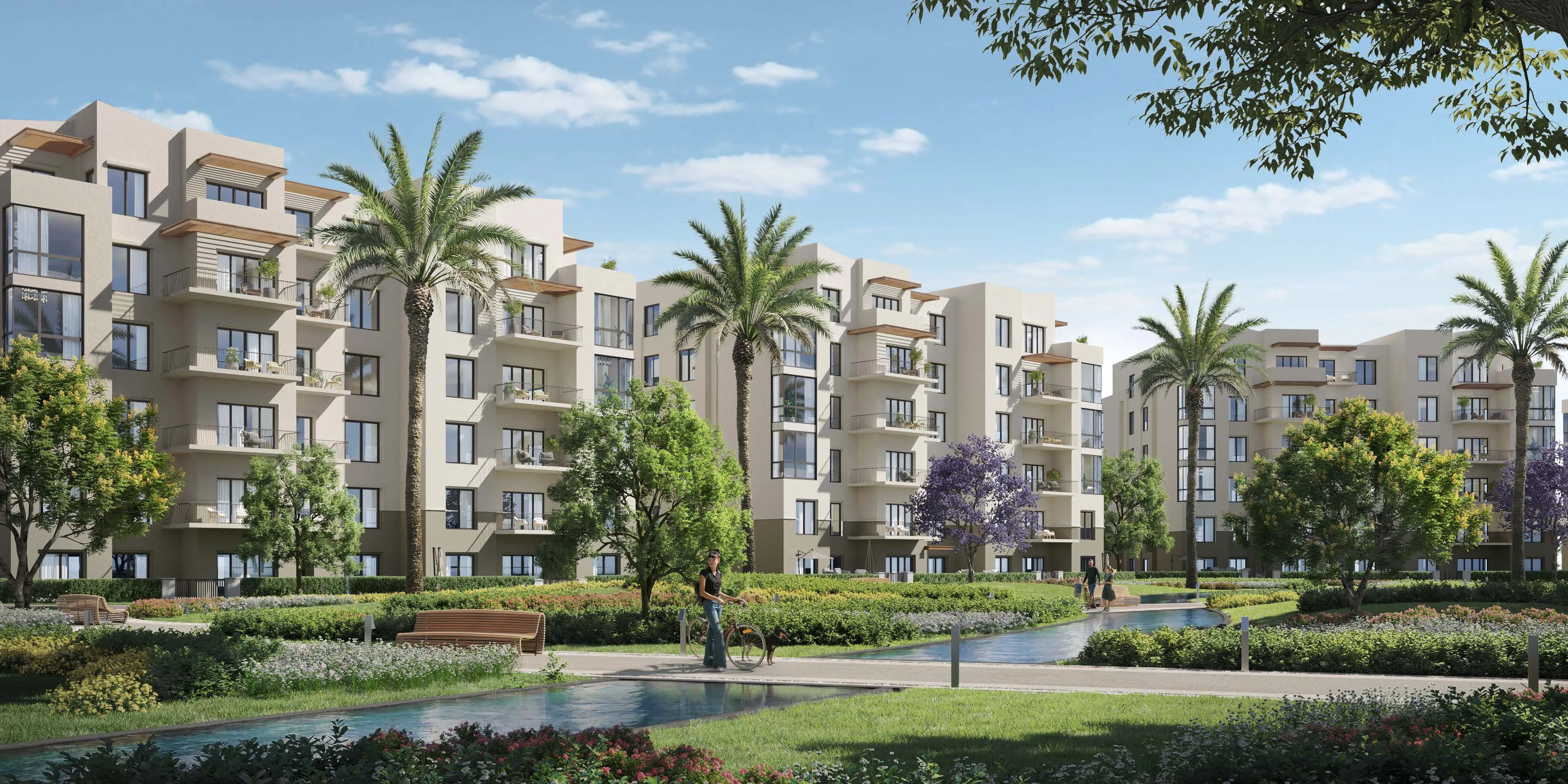 Apartment for sale in Hyde Park in New Cairo of 161 m² with 3 bedrooms