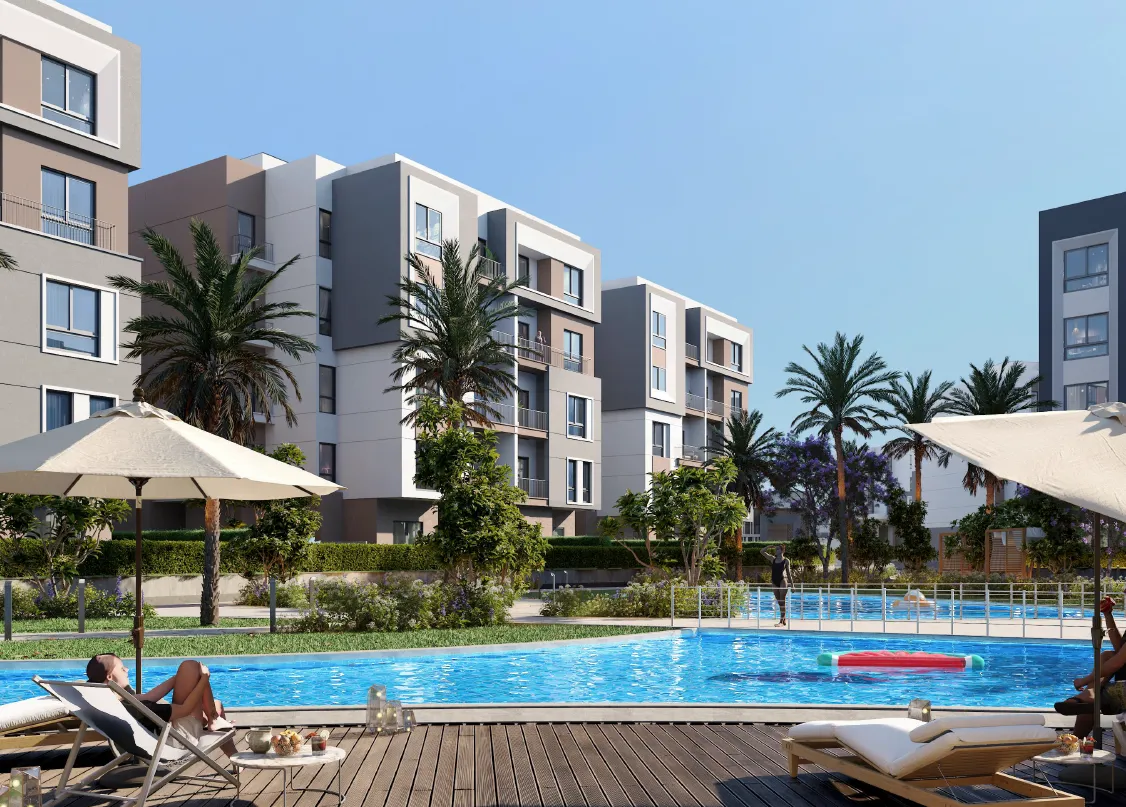 Apartment for sale in Vida Residence in 6th of October City of 113 m² with 3 bedrooms