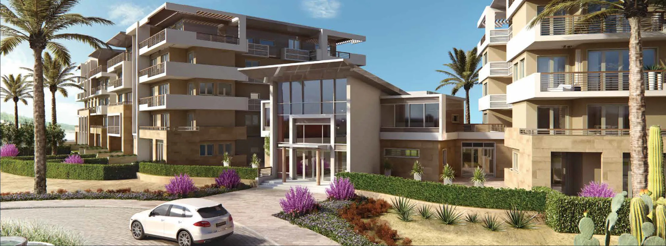 شقة للبيع في أب تاون كايرو في مقطم بمساحة 0 م² تتكون من 2 غرف