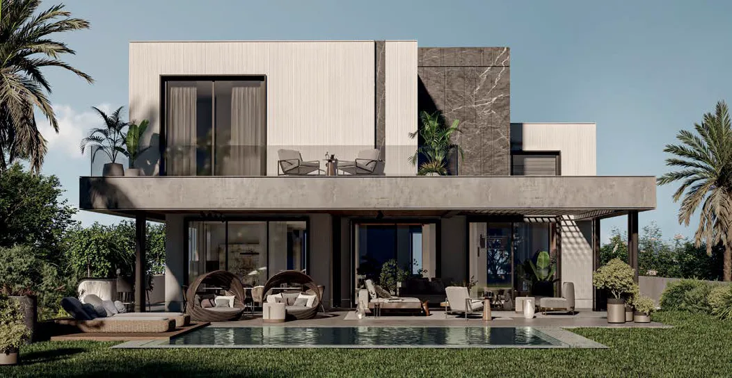 Villa for sale in Stei8ht in New Cairo of 390 m² with 4 bedrooms
