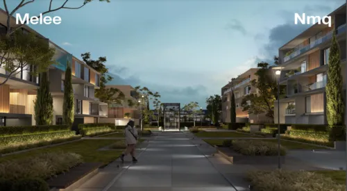 Serviced Apartment for sale in Nmq in 6th of October City of 166 m² with 3 bedrooms