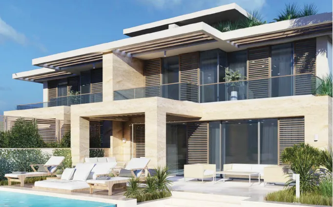 Chalet for sale in Southmed in Al Dabaa of 121 m² with 2 bedrooms