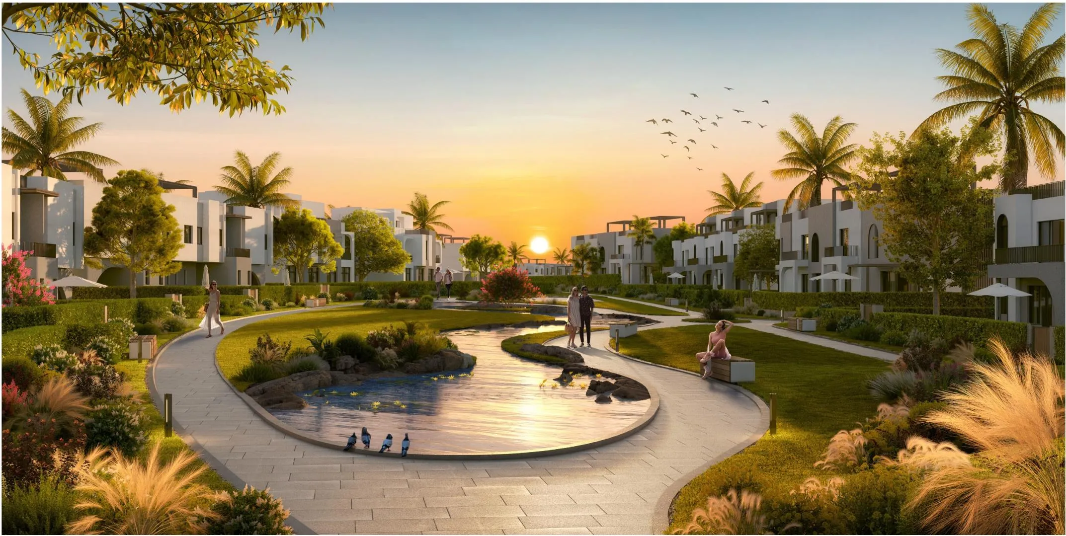 Apartment for sale in O West Orascom in October Gardens of 136 m² with 2 bedrooms