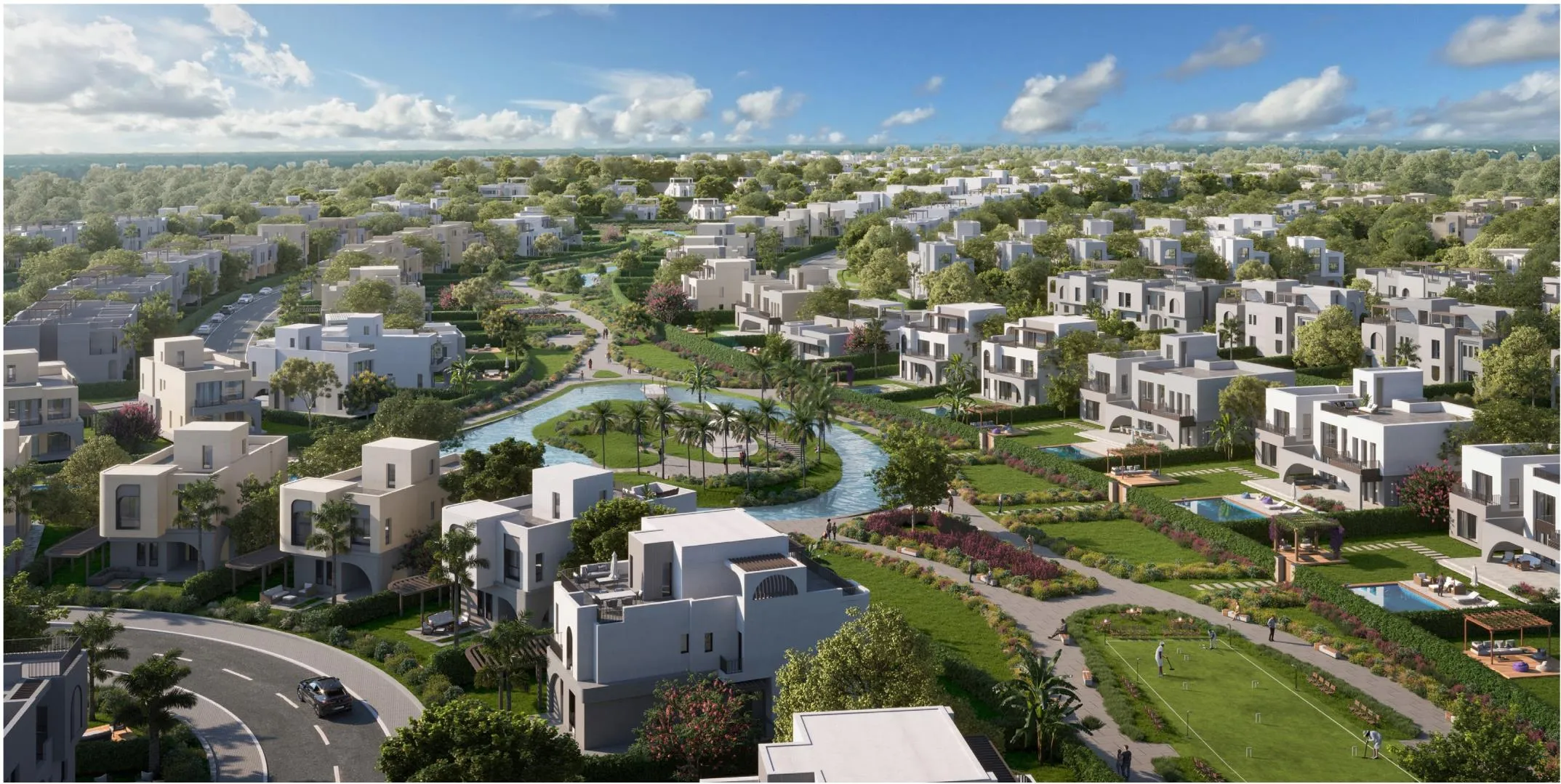 Apartment for sale in O West Orascom in October Gardens of 136 m² with 2 bedrooms