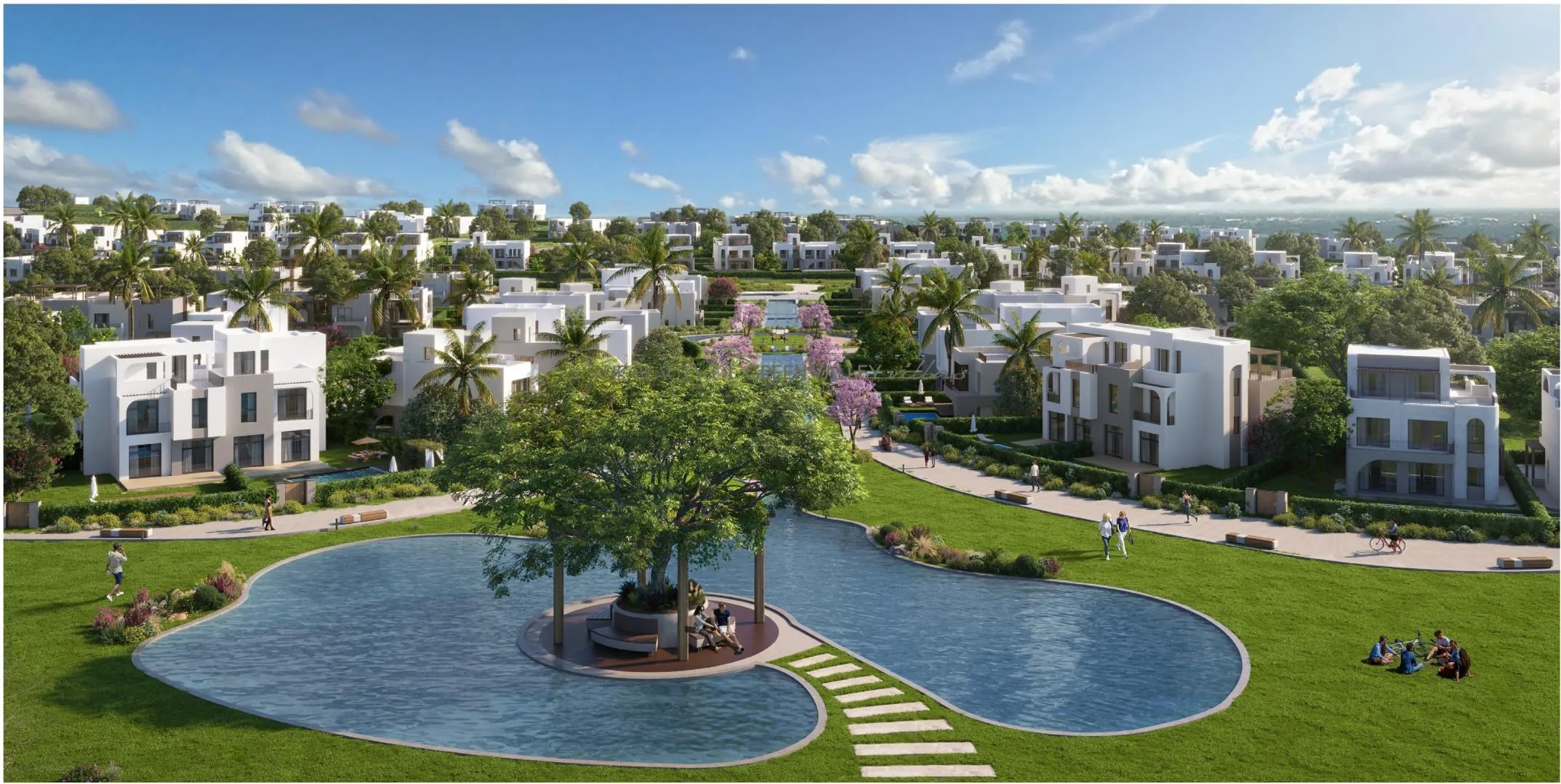 Apartment for sale in O West Orascom in October Gardens of 136 m² with 2 bedrooms