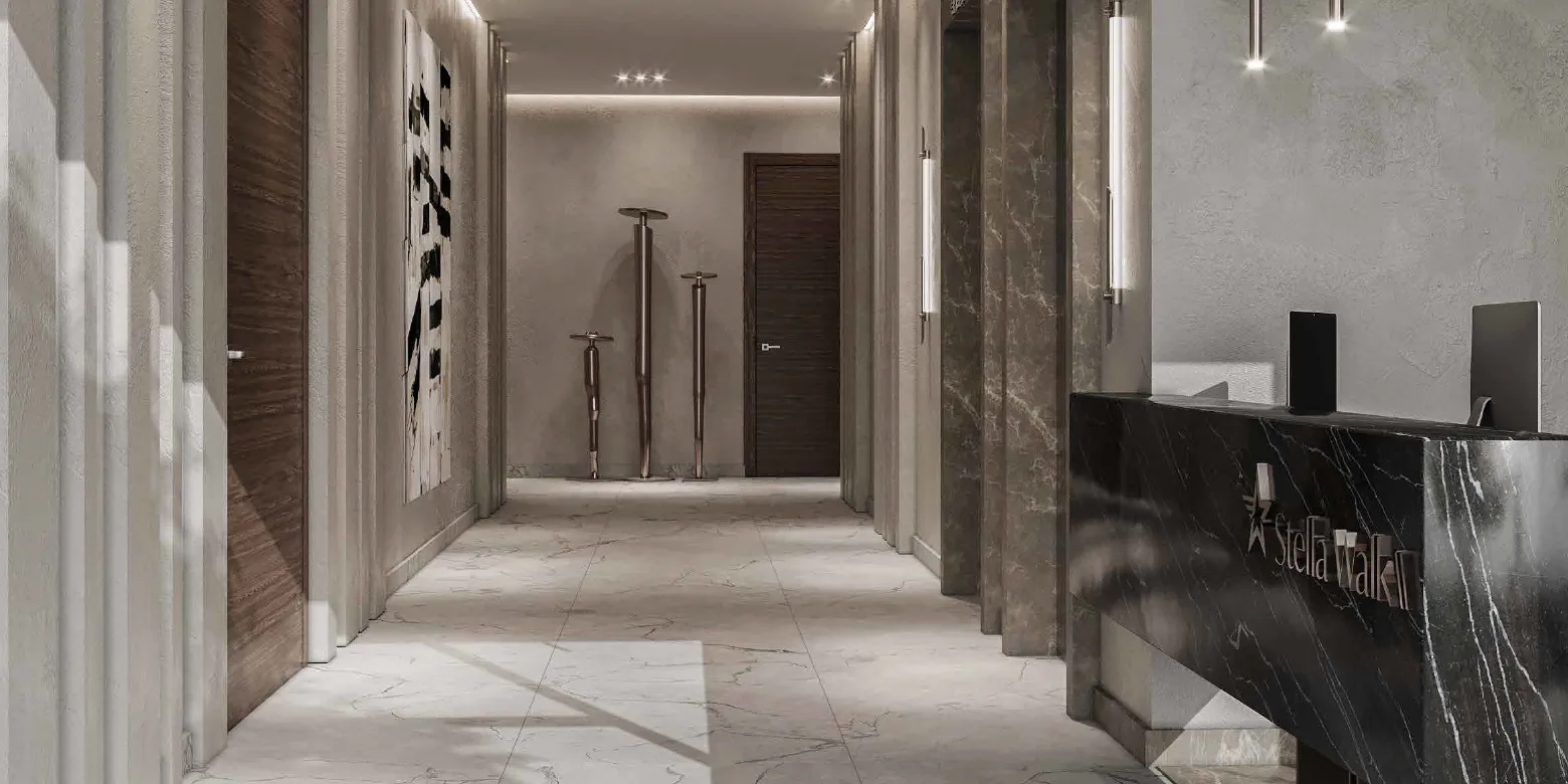 Serviced Apartment for sale in Stella Heights in Sidi Abdel Rahman of 61 m² with 1 bedrooms