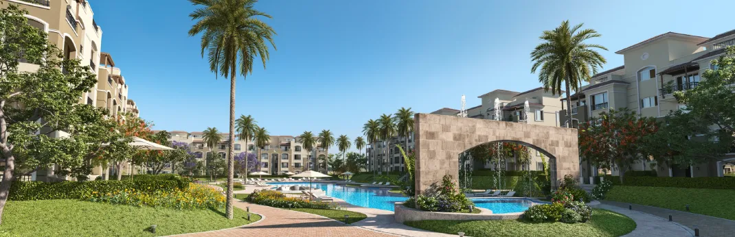 Apartment for sale in Stone Residence in New Cairo of 140 m² with 2 bedrooms