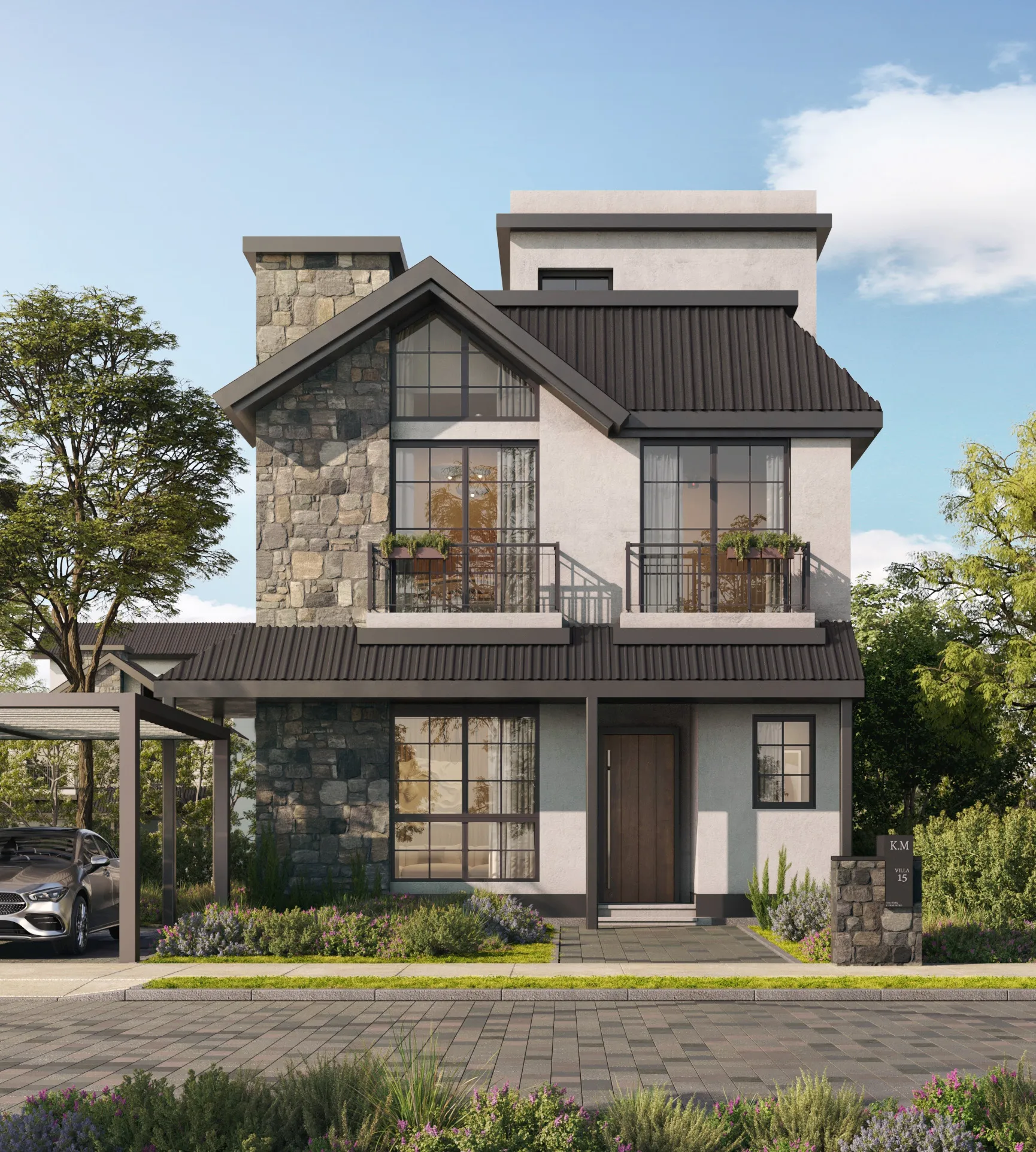 Townhouse for sale in The Wonder Marq in Mostakbal City of 240 m² with 4 bedrooms