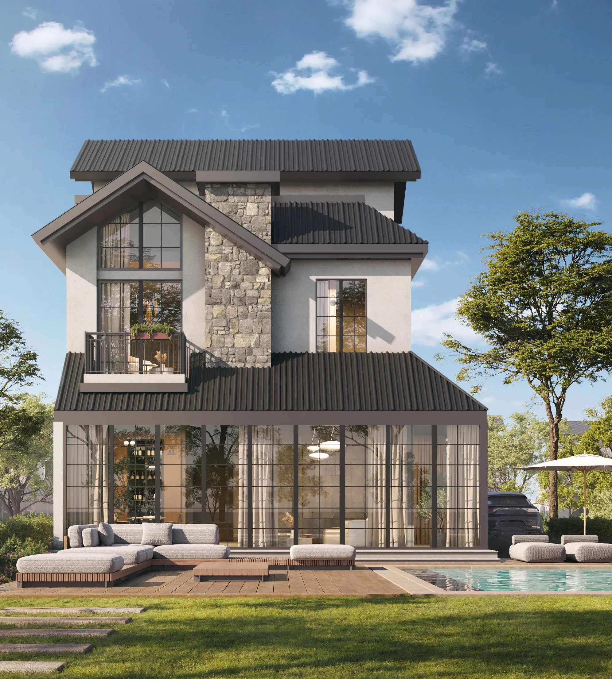 Villa for sale in The Wonder Marq in Mostakbal City of 210 m² with 4 bedrooms