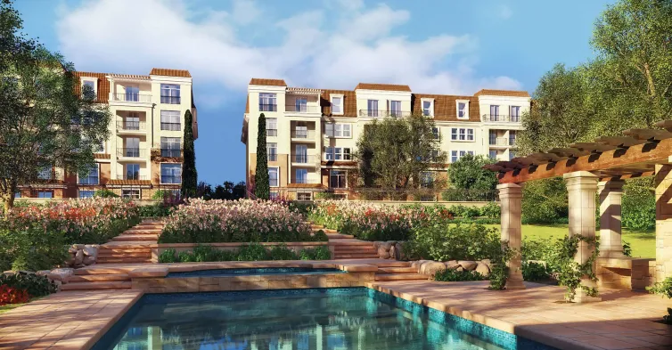Apartment for sale in Sarai in New Cairo of 169 m² with 3 bedrooms