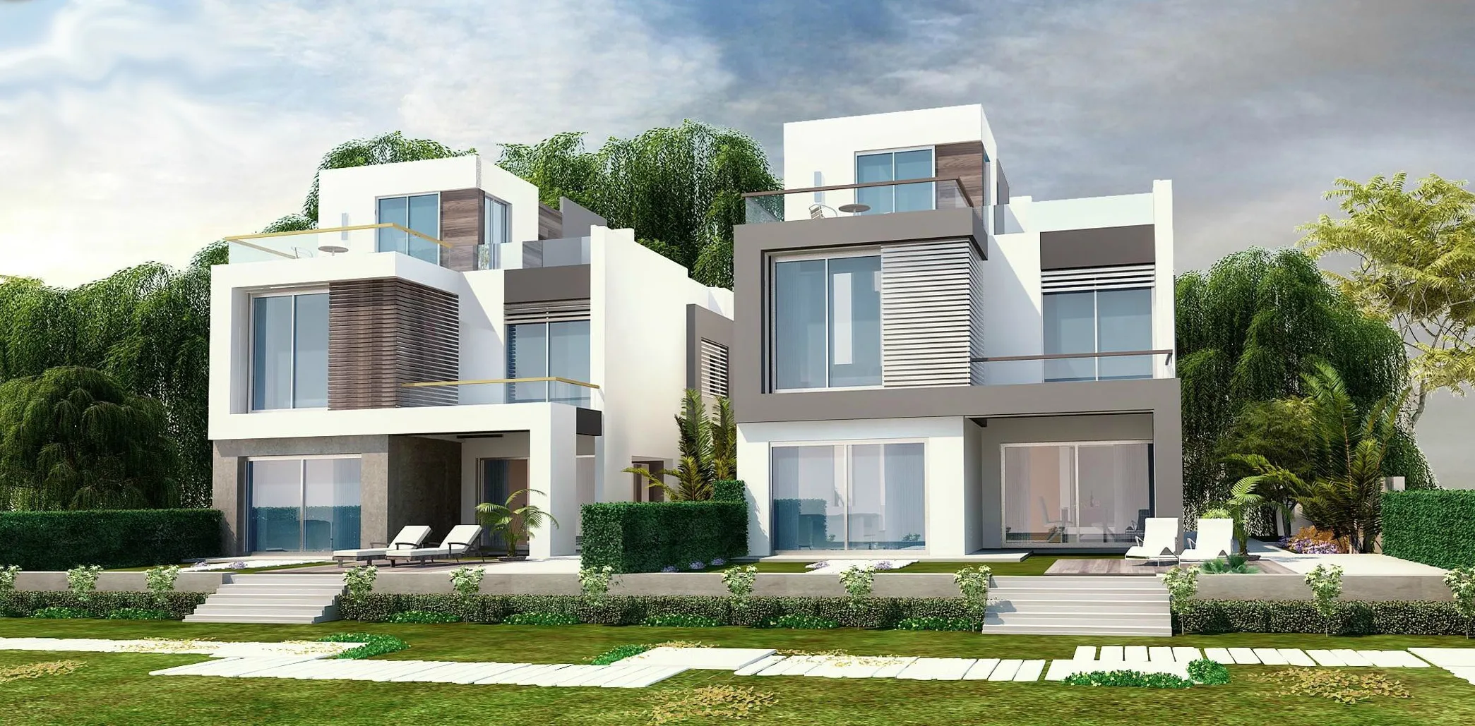 Townhouse for sale in Woodville in 6th of October City of 228 m² with 4 bedrooms