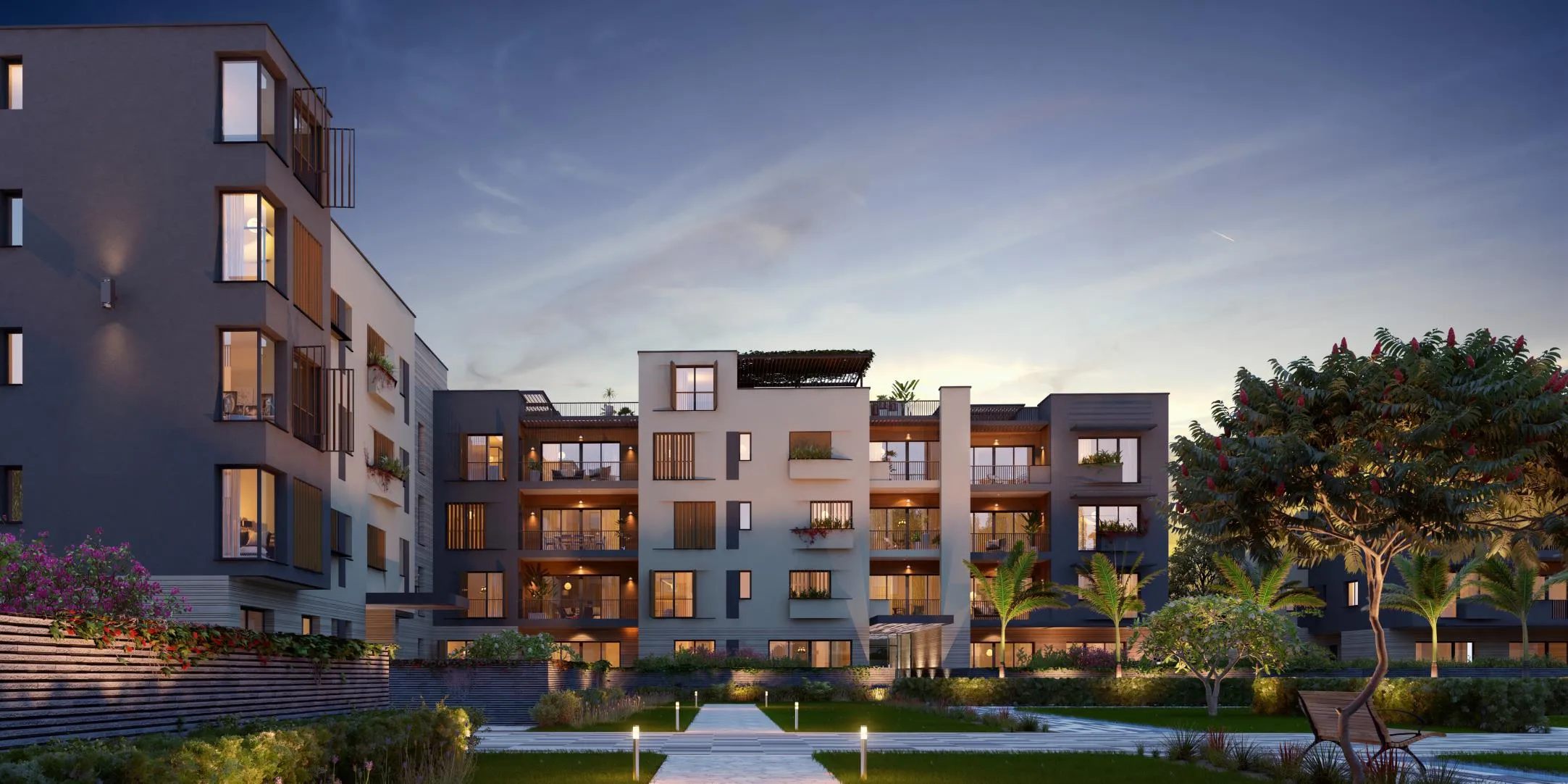 Apartment for sale in AEON Towers in 6th of October City of 170 m² with 2 bedrooms