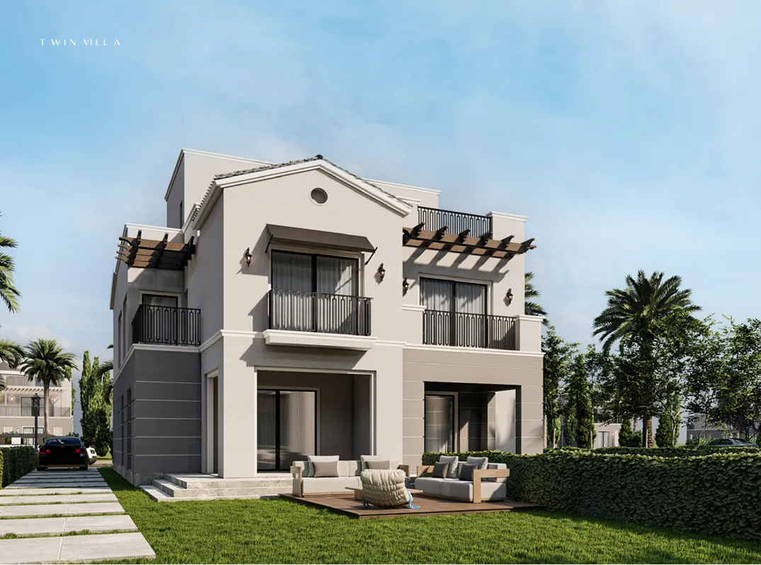 Twinhouse for sale in Hyde Park in New Cairo of 305 m² with 3 bedrooms