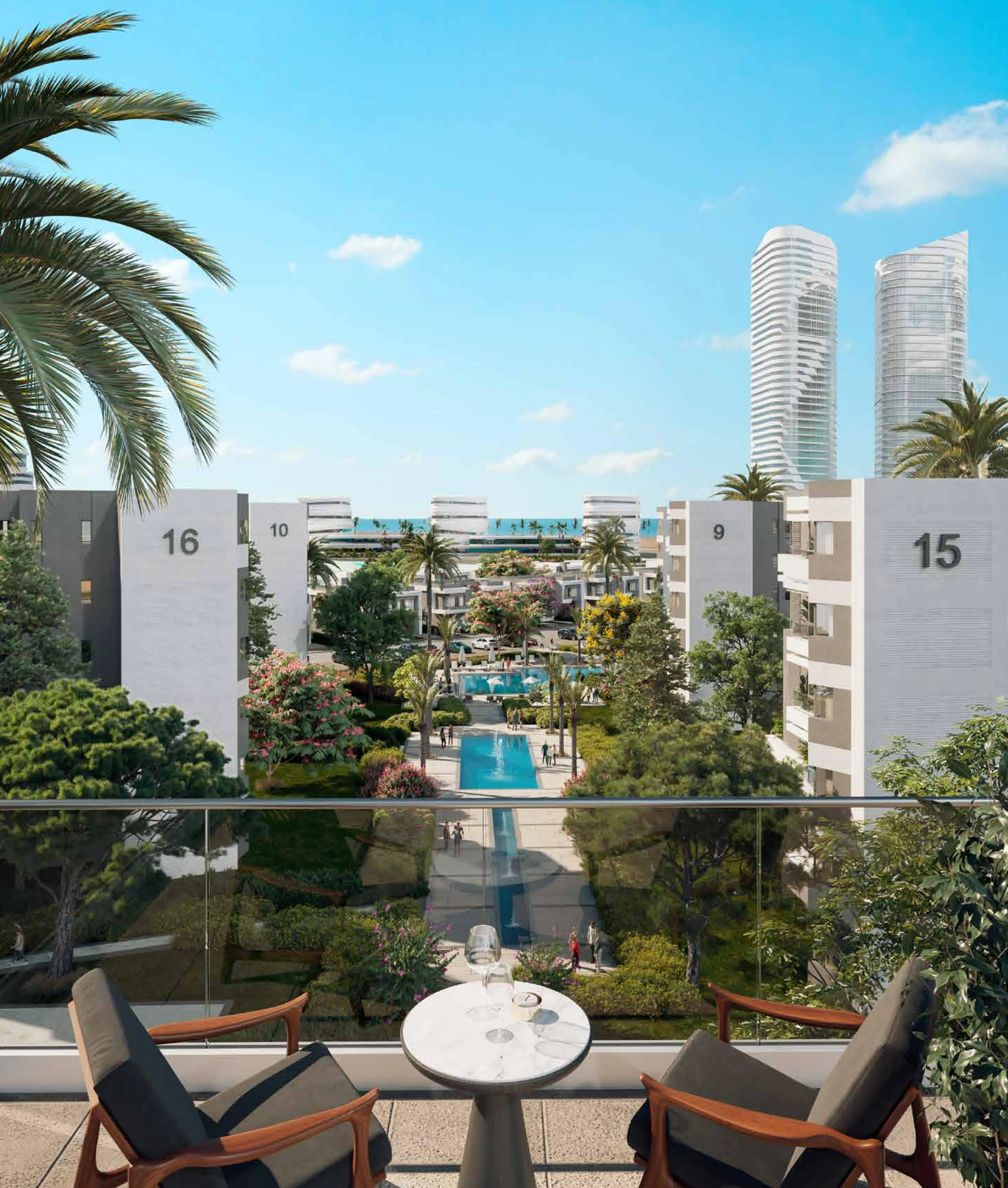  للبيع في بالم هيلز العلمين الجديدة في  بمساحة 0 م² تتكون من 0 غرف