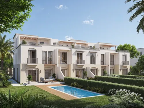 Townhouse for sale in Jade Hills - City Gate in New Cairo of 218 m² with 4 bedrooms