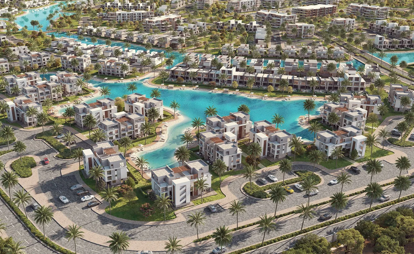 شاليه للبيع في سيلفر ساندس في سيدي حنيش بمساحة 206 م² تتكون من 3 غرف