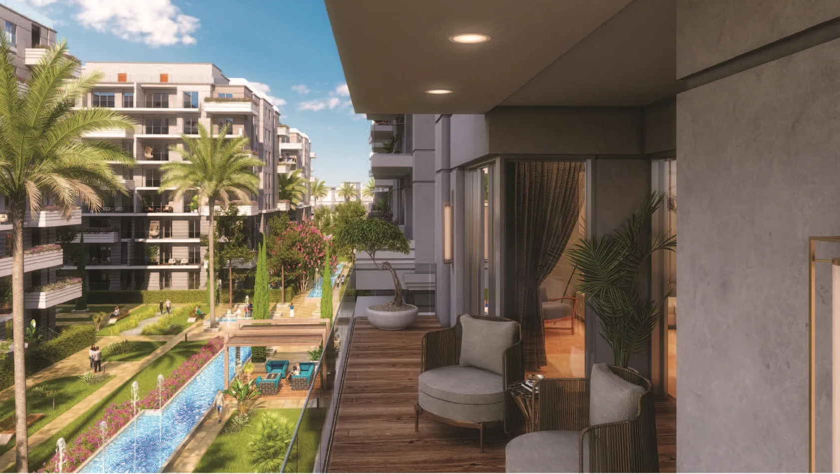 Apartment for sale in De Joya  3 in New Capital City of 166 m² with 3 bedrooms