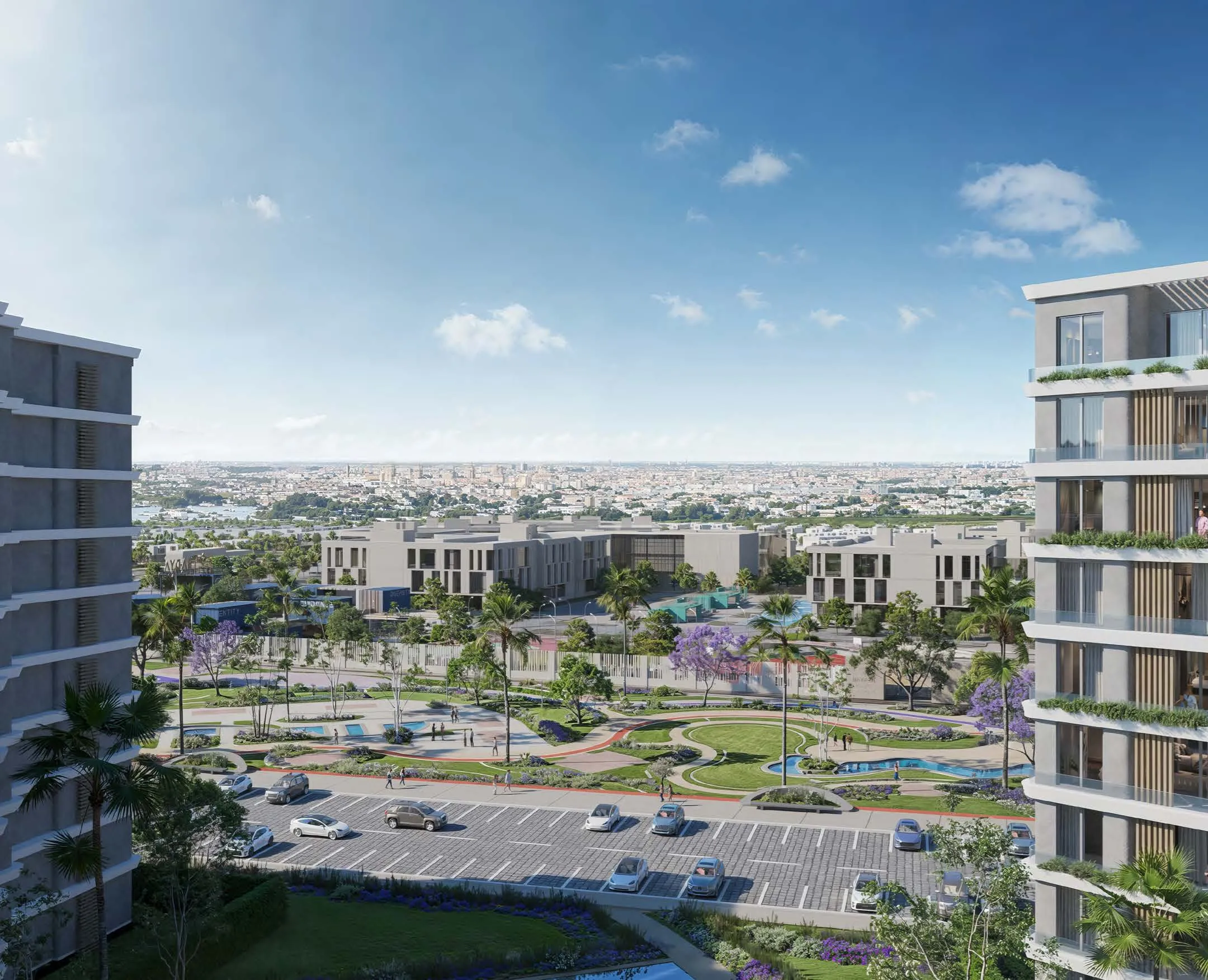 شقة للبيع في بادية  في حدائق اكتوبر بمساحة 127 م² تتكون من 2 غرف