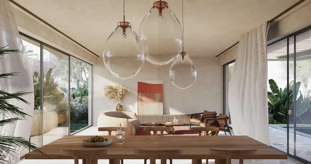 فيلا طابق واحد للبيع في ار1 ديونز في رأس الحكمة بمساحة 0 م² تتكون من 4 غرف