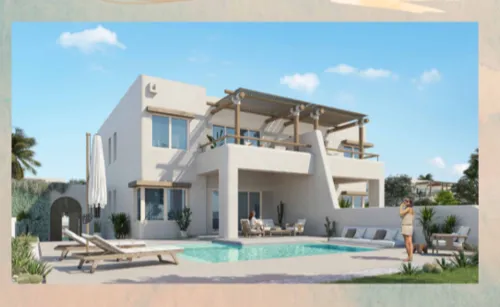 Chalet for sale in Hacienda West in Ras El Hekma of 108 m² with 4 bedrooms