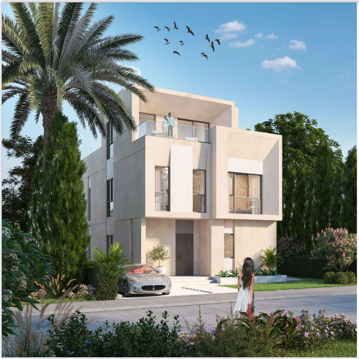 Villa for sale in Cairo Gate  in El Sheikh Zayed of 250 m² with 3 bedrooms