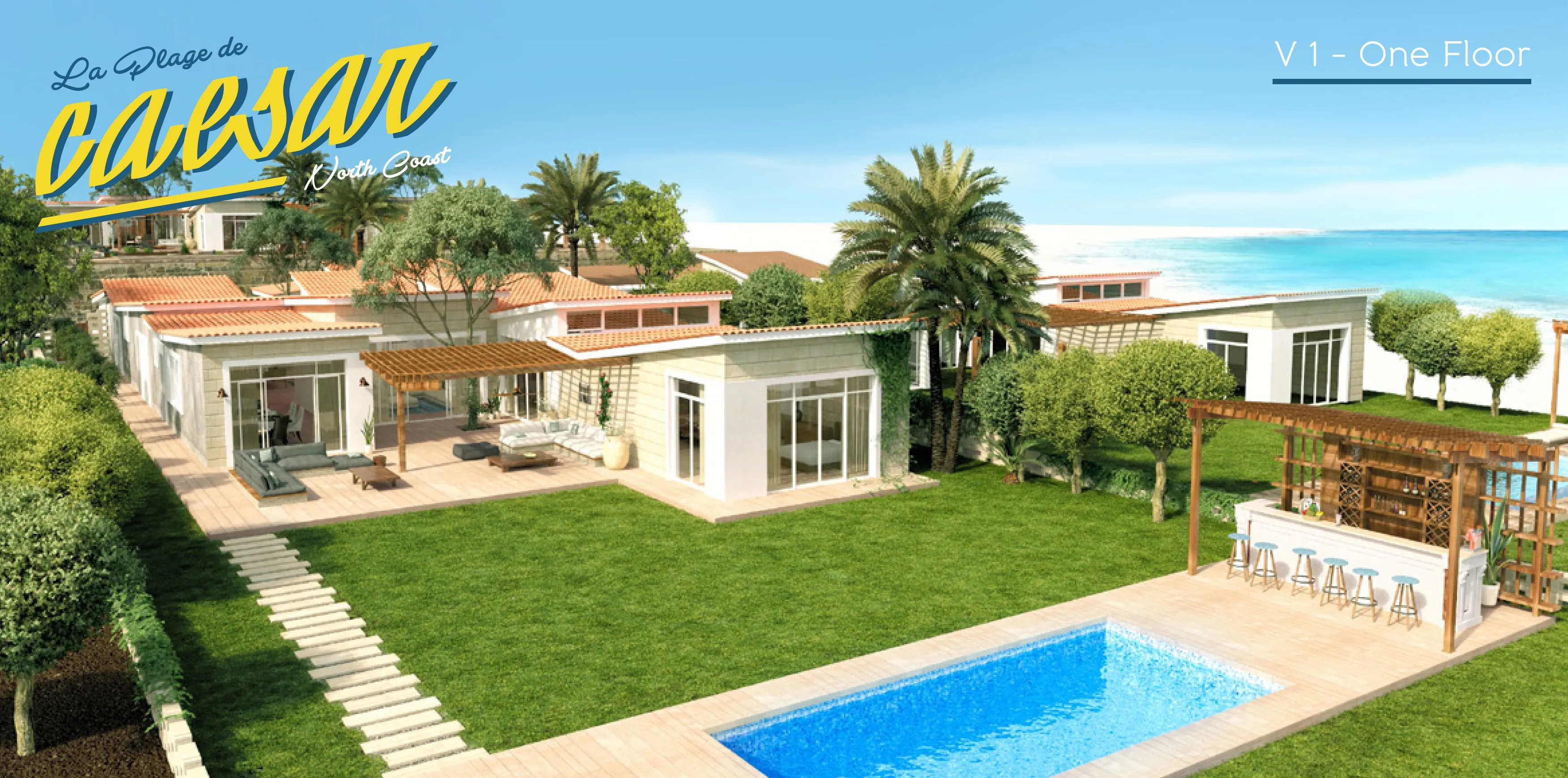 فيلا للبيع في سيزر في رأس الحكمة بمساحة 0 م² تتكون من 6 غرف