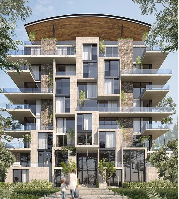 Apartment for sale in Nest in 6th settlement of 135 m² with 2 bedrooms
