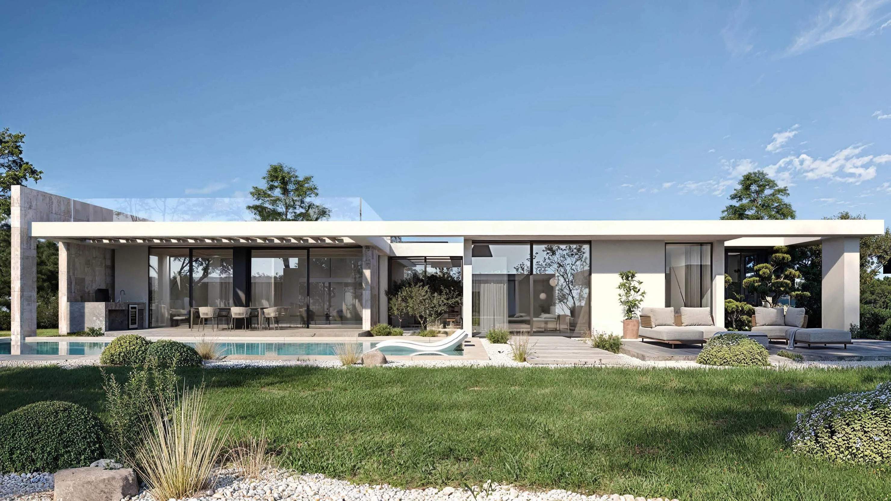 One-story Villa for sale in Olive Oasis - Solare in Ras El Hekma of 294 m² with 5 bedrooms