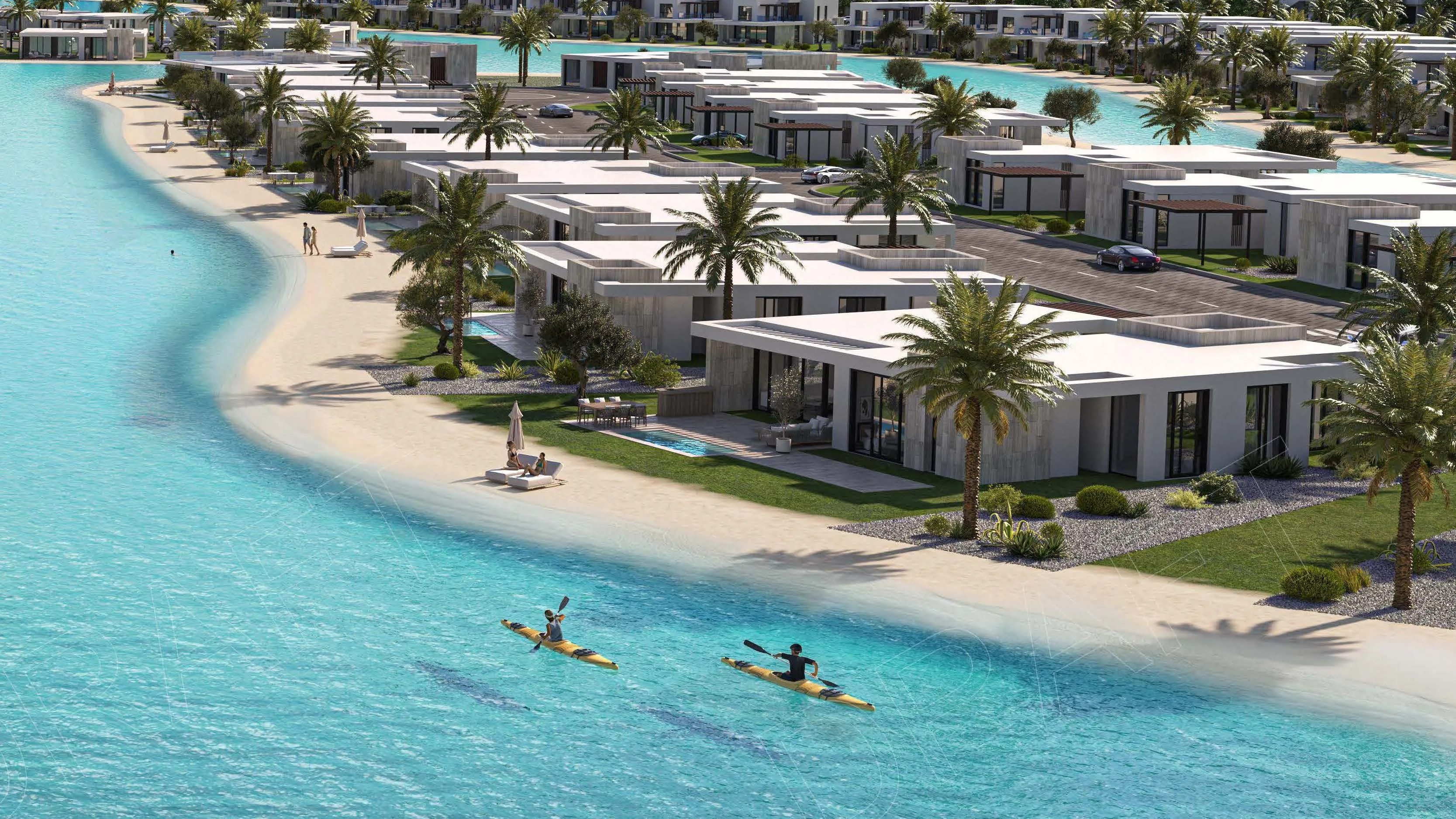 One-story Villa for sale in Olive Oasis - Solare in Ras El Hekma of 235 m² with 4 bedrooms