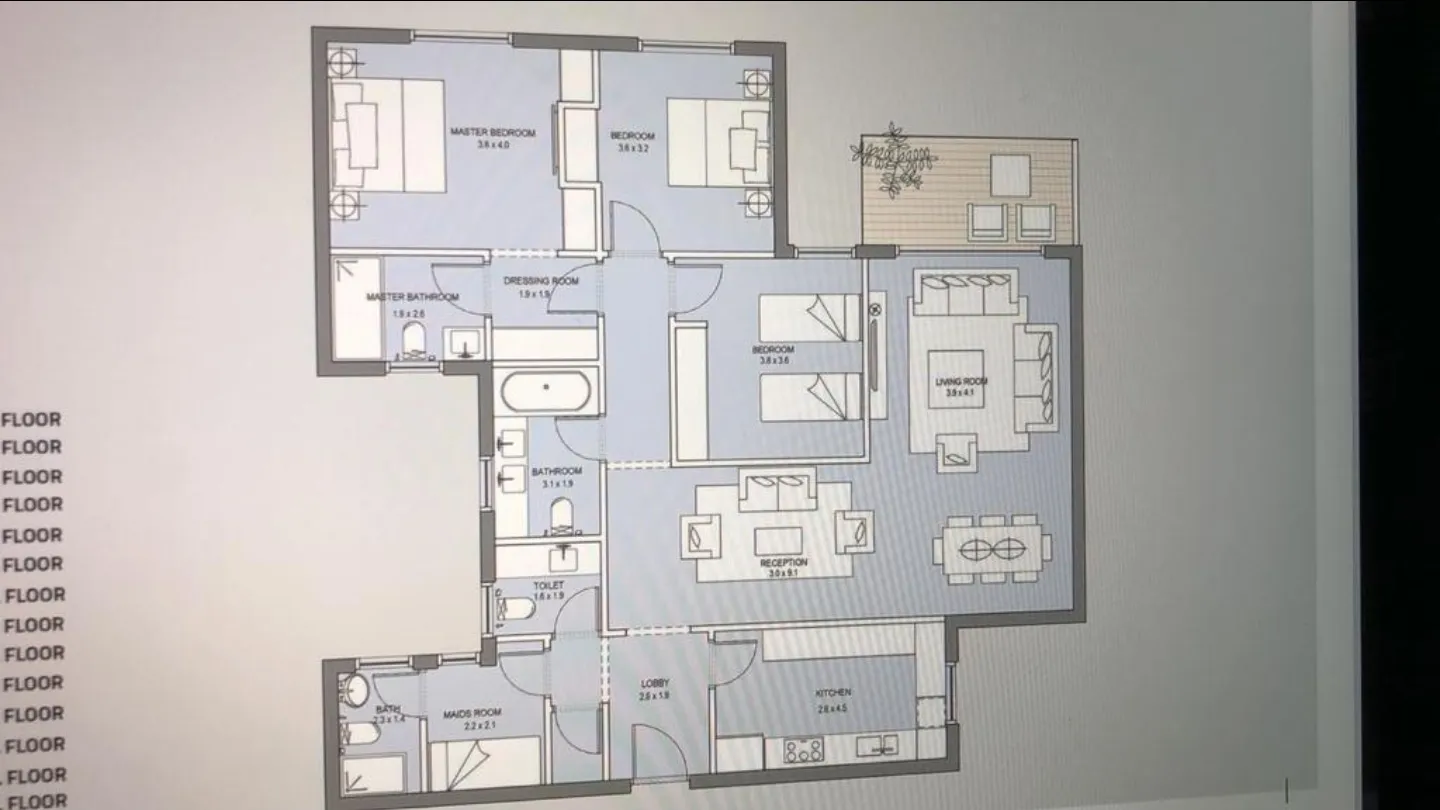 Apartment for sale in HAPTown  in Mostakbal City of 0 m² with 3 bedrooms