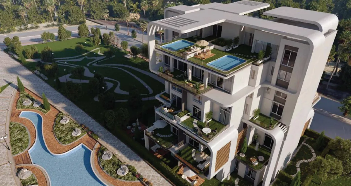 دوبلكس للبيع في طله في العاصمة الإدارية الجديدة بمساحة 313 م² تتكون من 3 غرف