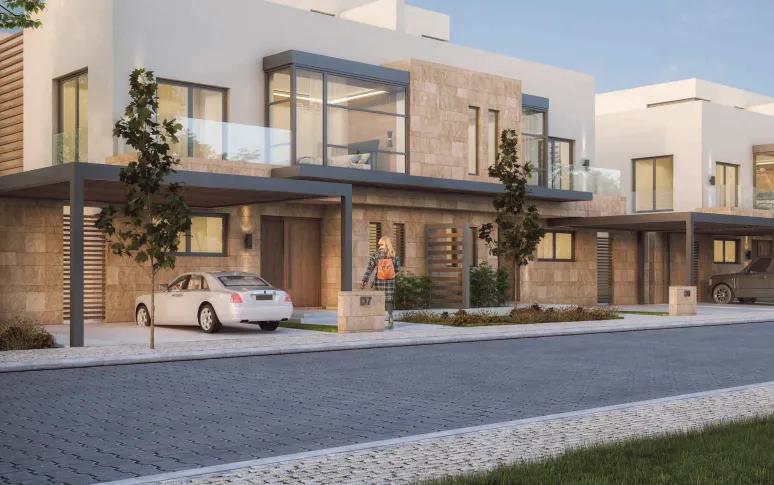 توين هاوس للبيع في الكارما 1 في مدينة السادس من أكتوبر بمساحة 360 م² تتكون من 3 غرف