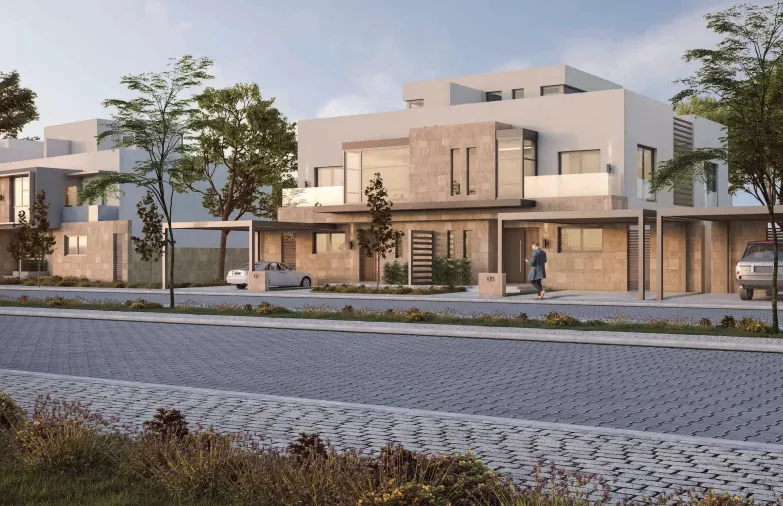 توين هاوس للبيع في الكارما 1 في مدينة السادس من أكتوبر بمساحة 360 م² تتكون من 3 غرف