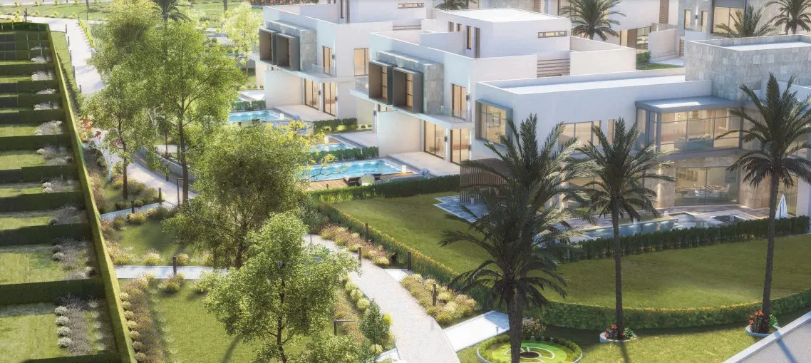 توين هاوس للبيع في الكارما 1 في مدينة السادس من أكتوبر بمساحة 360 م² تتكون من 3 غرف