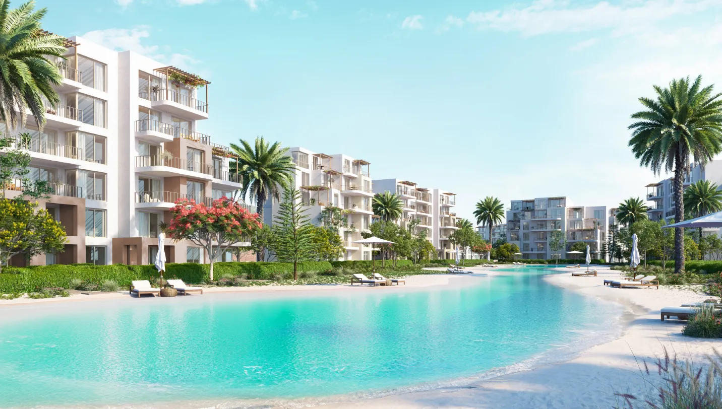 Chalet for sale in Hyde Park North - Seashore in Ras El Hekma of 80 m² with 1 bedrooms